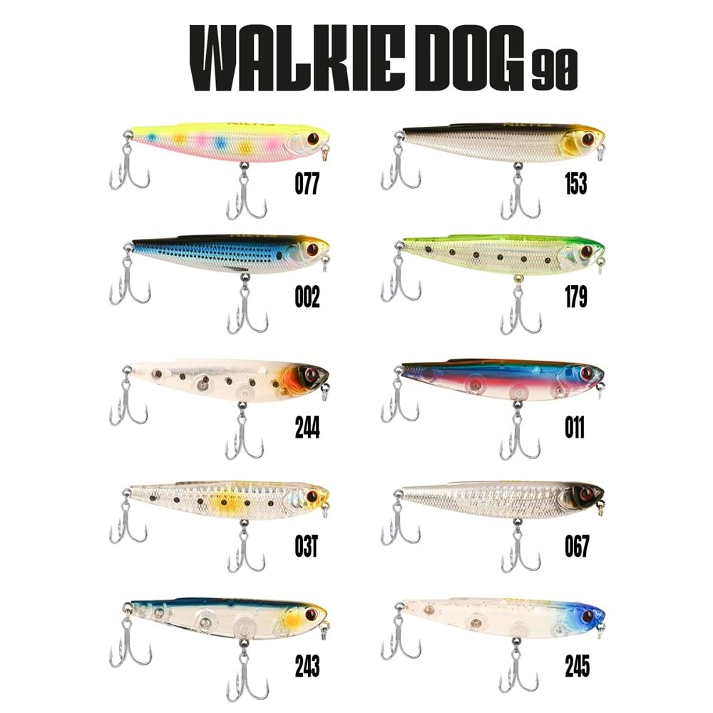 Fujin Walkie Dog 90mm 11gr Su Üstü Maket Balık