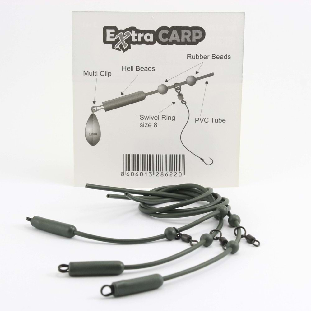 Extra Carp Helicopter Rig System & Pvc Tube /3 Systems