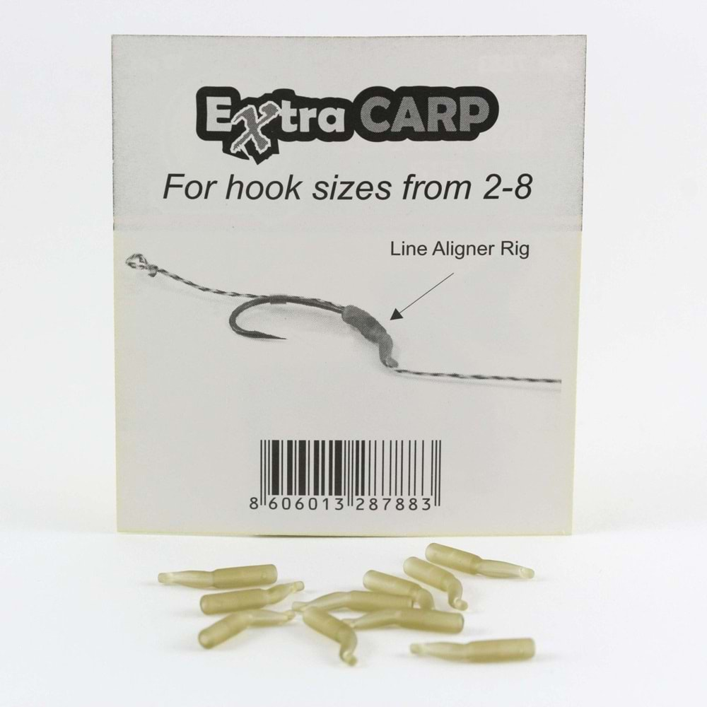 Extra Carp Line Aligner Rig / 10Pcs Kanca Gizleyici