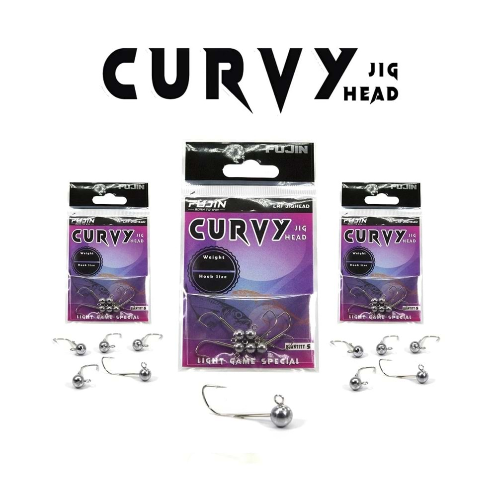 Fujin Curvy Jig Head 6 no 1,4gr