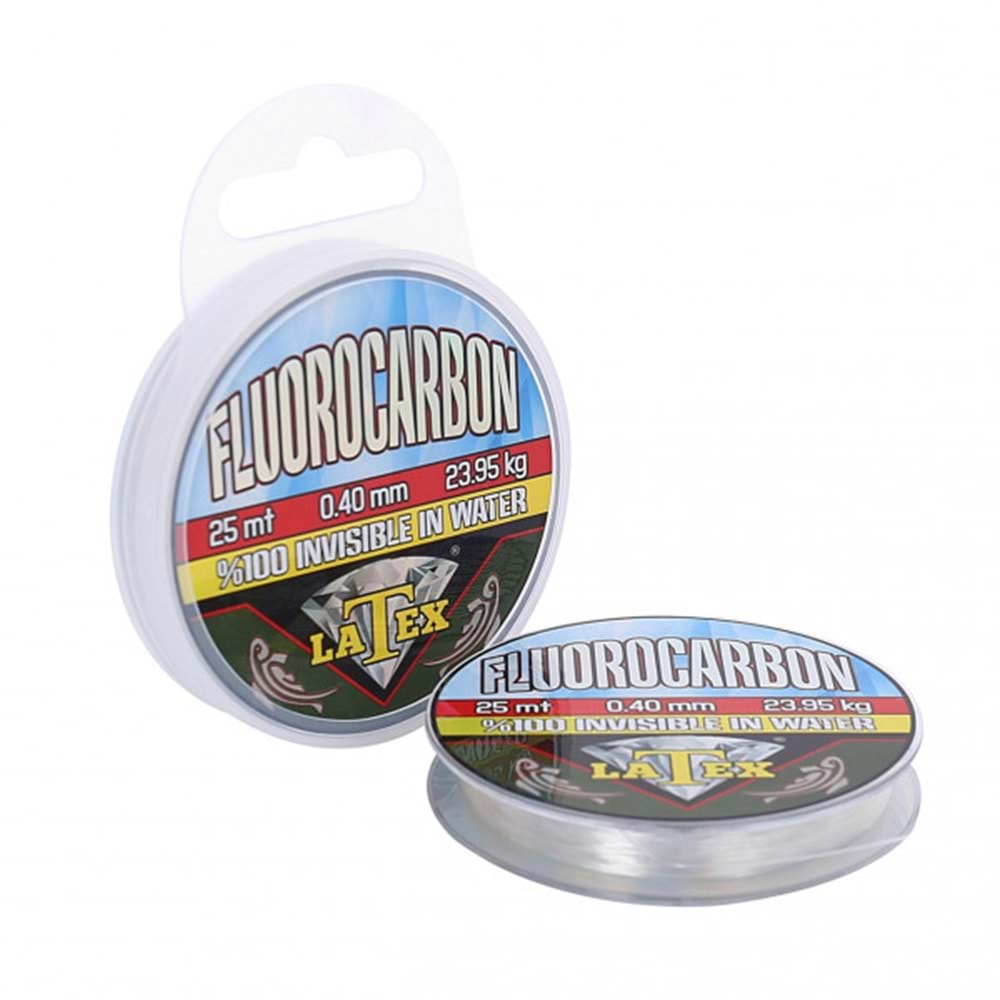 Misina Latex Fluorocarbon 25 Mt 0.12mm