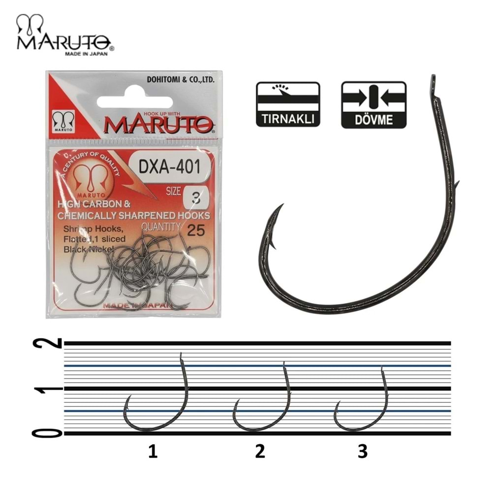 Maruto Code DXA-401 BN İğne Size 3