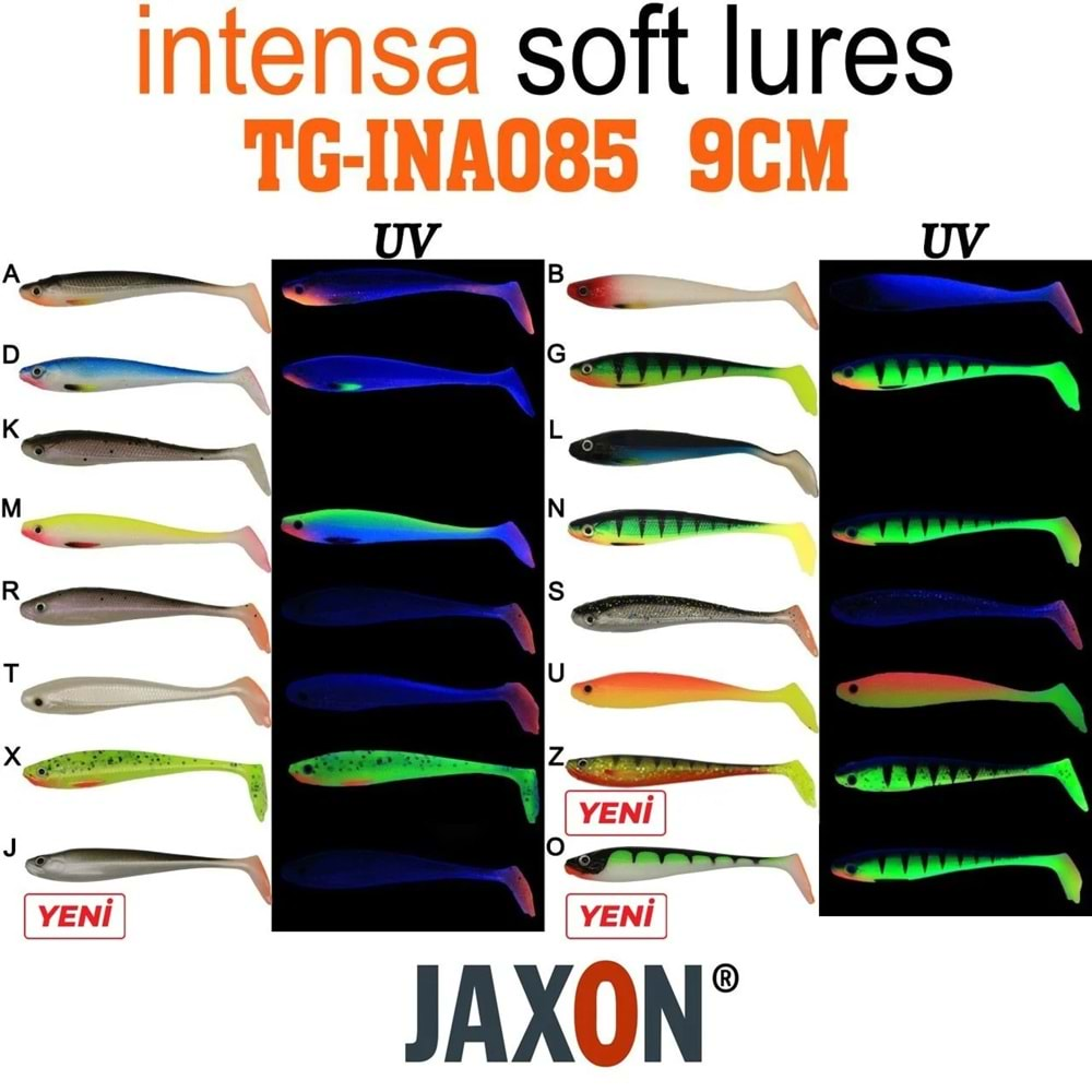 Jaxon Gummy İntensa Silikon 9cm TG-INA85 color: N