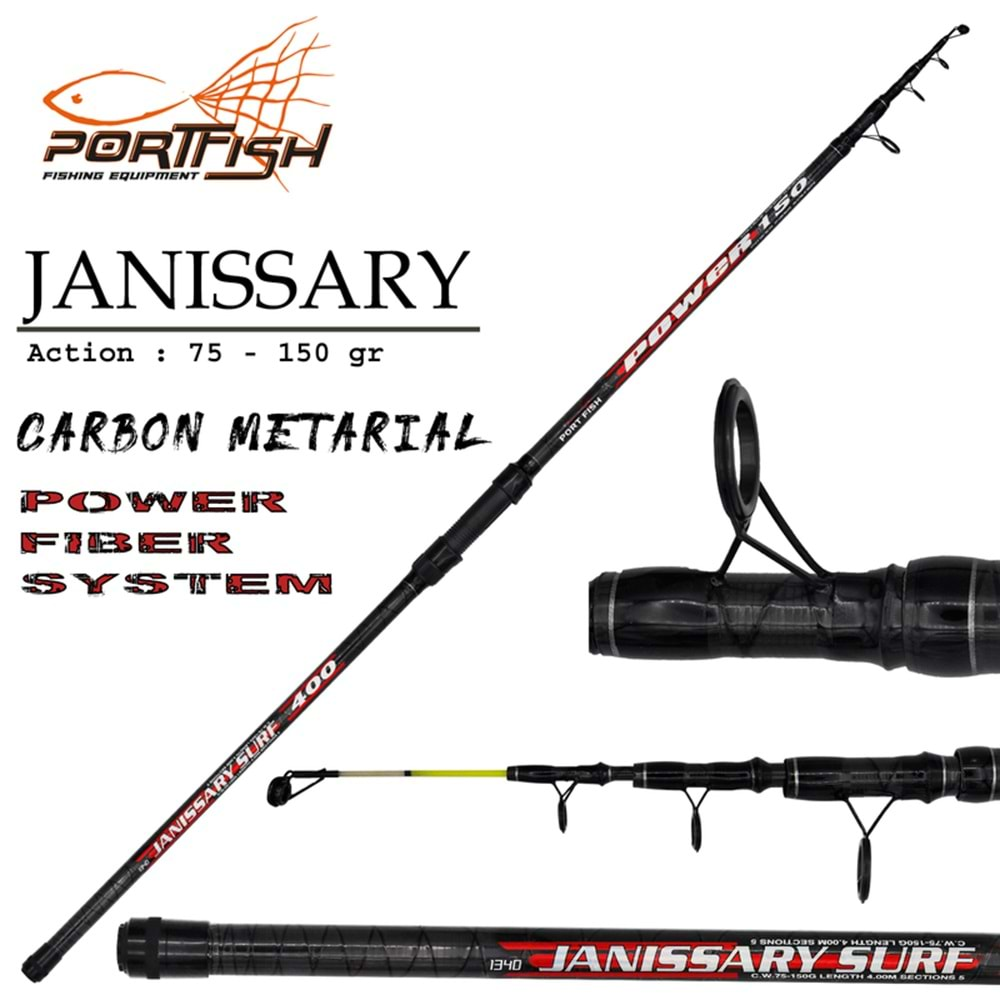 Portfish Janissary Surf Olta Kamışı 360 cm 75-150 gr