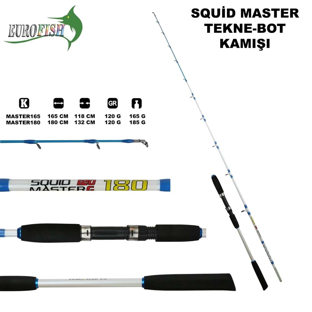 Eurofish Squid Master 165CM Kamış 120Gr