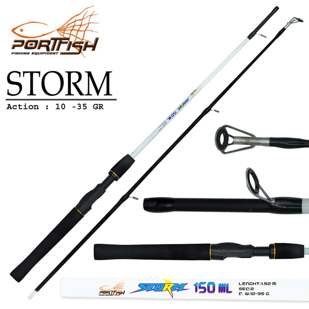 Portfish Storm Tekne Kamışı 120 cm 10-35 gr