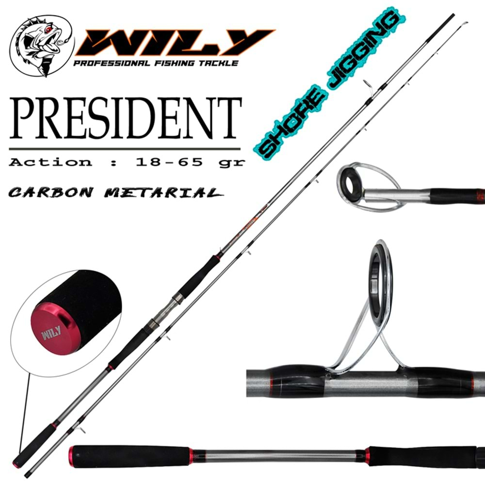 Wily President Shore Jig Kamışı 288 cm 15-65 gr