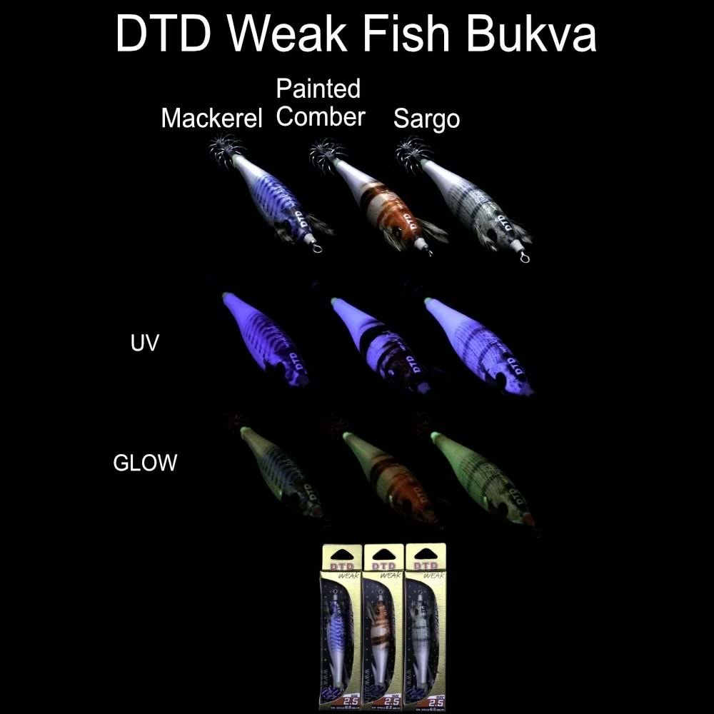 Dtd Weak Fish Bukva 2.5 Kalamar Zokası C: Painted Comber