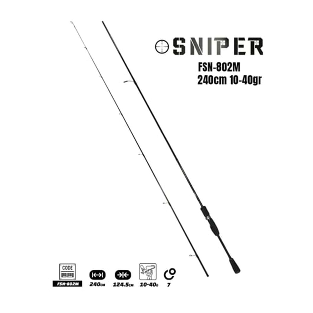 Fujin Sniper 240cm 10-40gr Spin Kamış FSN-802M