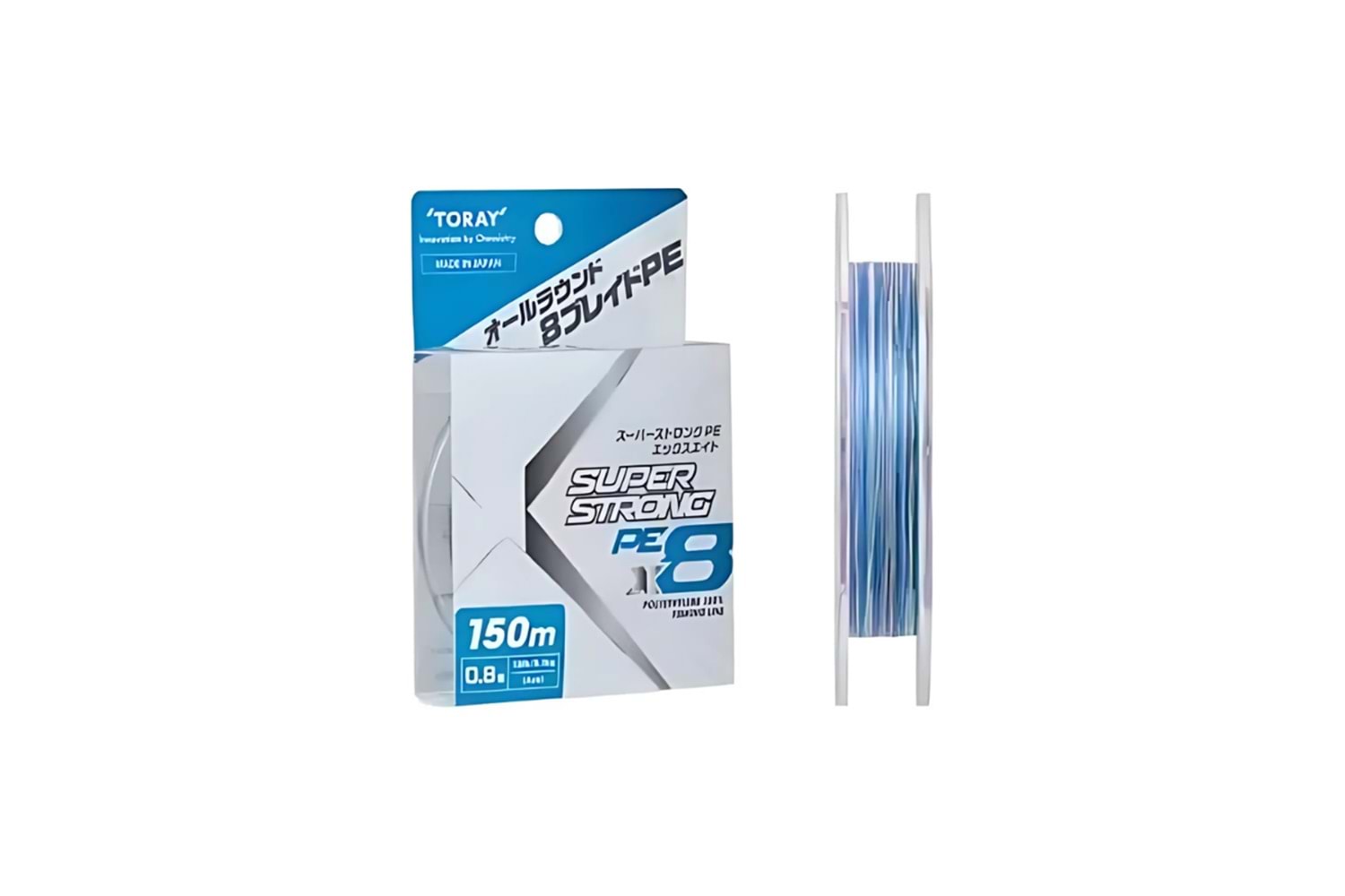 Toray Super Strong PE X8 150mt 1.5PE / 9,6kg / 0.216mm