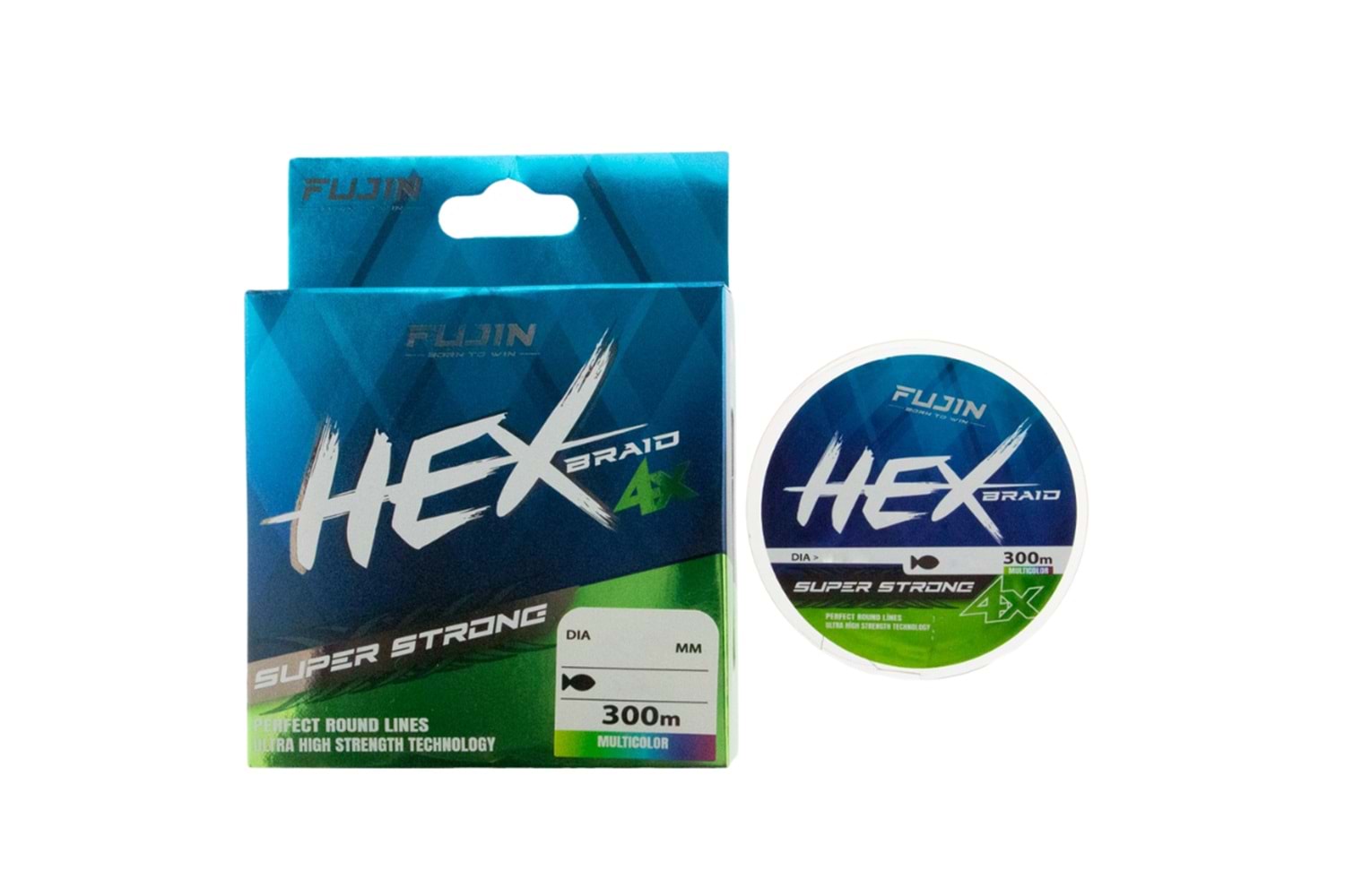 Fujin Hex Braid 4x 300mt Multicolor PE İp Misina