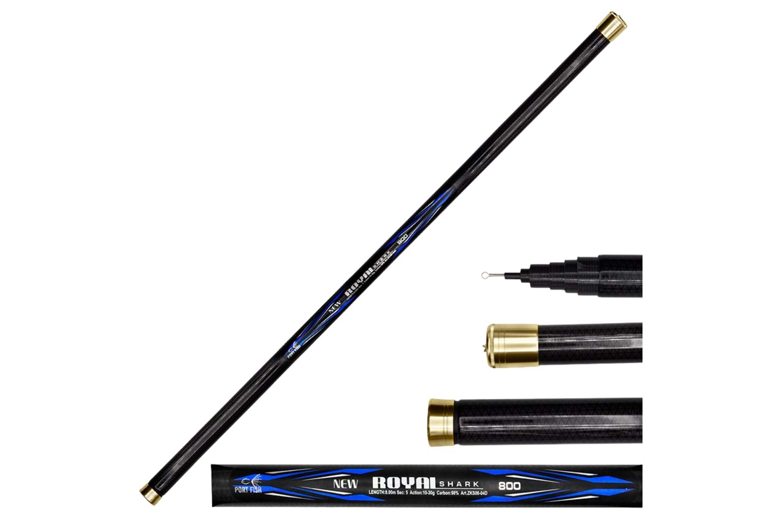 Portfish New Royal Carbon Göl Kamışı 900 cm 10-30 gr