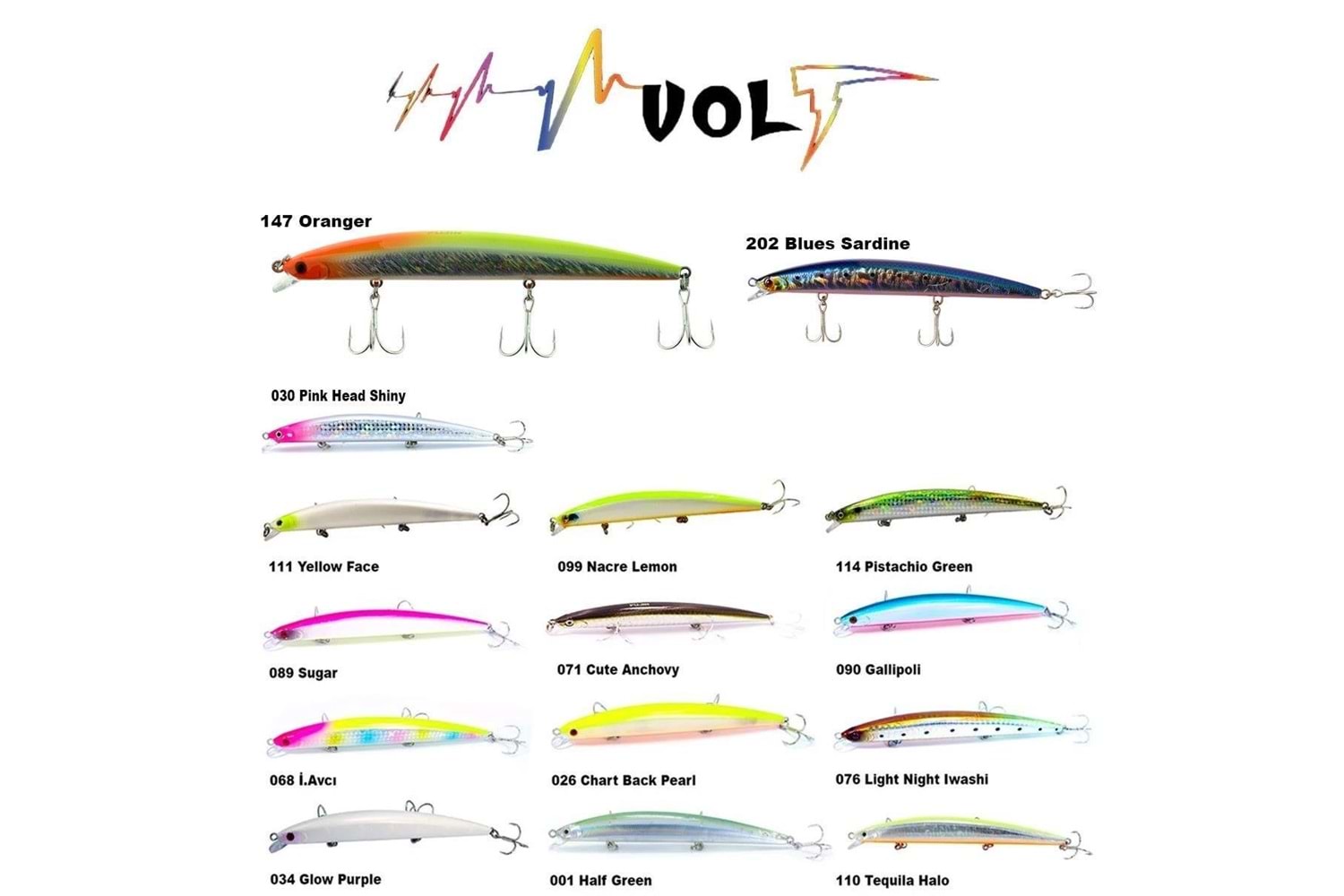 Fujin Volt VL125S 14gr 12.5cm Slow Sinking Maket Balık
