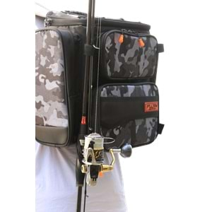 Fujin Black Camo Back Pack - Balıkçı Sırt Çantası