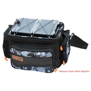 Fujin Black Camo Helper Bag - Balıkçı Çantası