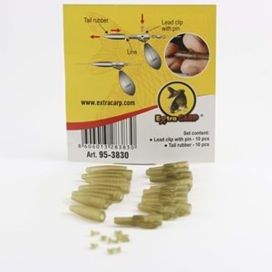 Extra Carp Lead Clip /10 Pcs