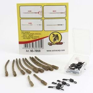 Extra Carp Exc Anti Tangle & Quick Change Swivel/ 10 Sets Size: L