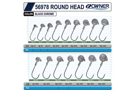 Owner 56978 Round Jig Head