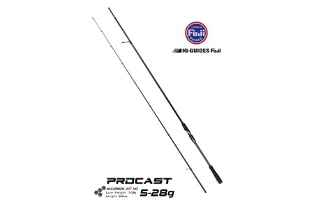 Fujin ProCast 265cm 5-28 gr Spin Kamışı