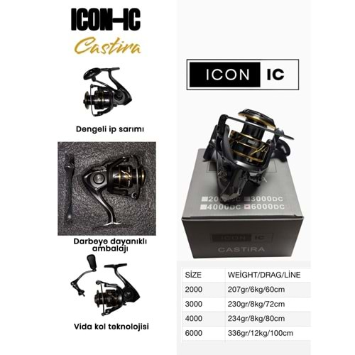 ICON-IC Castira 4000 DC Olta Makarası