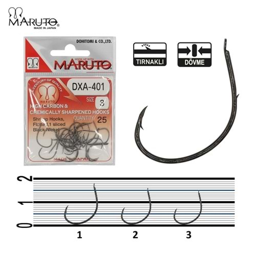 Maruto Code DXA-401 BN İğne Size 3