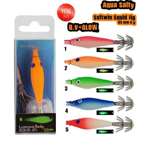 Softwin Squid Jig 65mm 6Gr C: 5