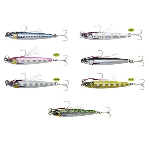 Savage gear 3D Jig Minnow 40 gr 9,3 cm Suni Yem Bone White Glow PHP