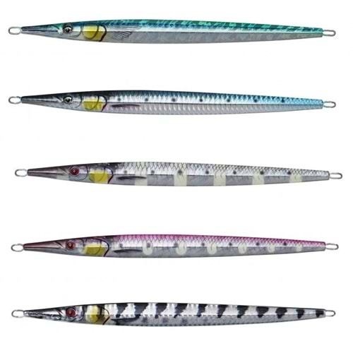 Savage gear 3D Needle Jig 40 gr 15 cm Suni Yem Glow Zebra PHP