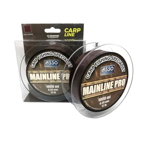 Asso Mainline Pro Special Carp Fishing Line 1.000mt Dark Green