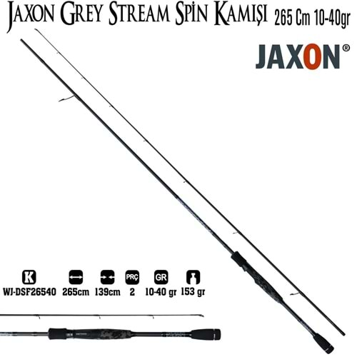 Jaxon Grey Stream Rod 265 Cm 10-40 Gr