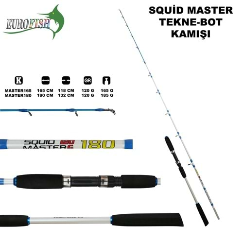 Eurofish Squid Master 165CM Kamış 120Gr