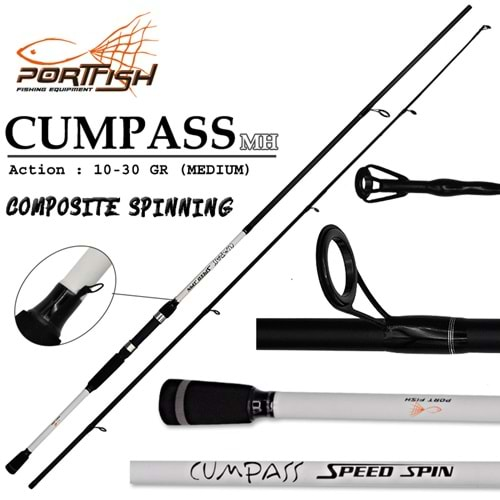 Portfish Cumpass 240cm Spin Kamış 10 - 30 gr