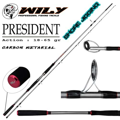 Wily President Shore Jig Kamışı 288 cm 15-65 gr