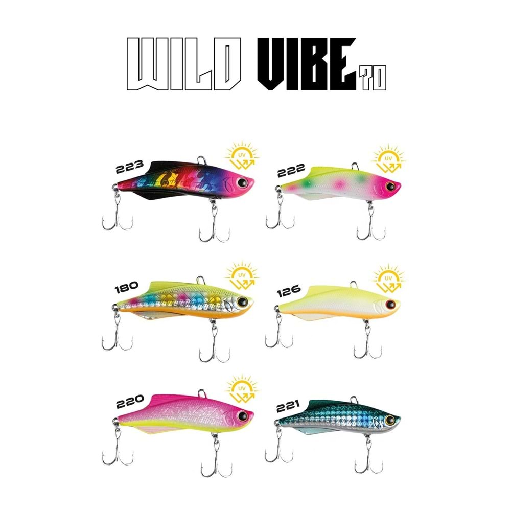 Fujin Wild Vibe 70mm 20gr Sinking Vibrasyon Suni Yem